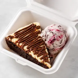 Brownie com Sorvete